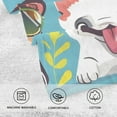 2 Pcs Hand Towel Set Hello Summer Cute Dog Cotton Absorbent Soft Face
