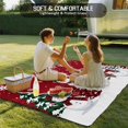 thumbnail image 5 of Fsddascl Red Christmas Snowman Outdoor Rug for Patio/Deck/Porch, Non-Slip Large Area Rug 6 x 9 Ft, Xmas Tree Snowflake Indoor Outdoor Rugs Washable Area Rugs, Reversible Camping Rug Carpet Runner, 5 of 5