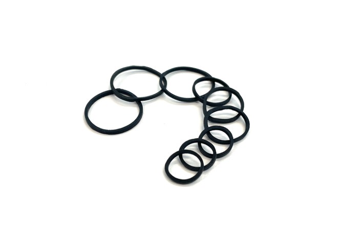 Goody Black Mini Rubberbands, All-Day Hold 250Ct Fine Hair - image 4 of 6