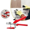 thumbnail image 3 of Ceramic Tile Leveling Tool Push Clamp Labor-saving Push Clamp Professional Tool Tiling Tool Pliers (Red), 3 of 6