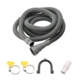 thumbnail image 4 of Juego de ExtensióN Manguera DesagüE Lavadora Universal 10 Pies, Incluye Conector Soporte y Abrazaderas Mangueras Drenaje, 4 of 11