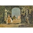 thumbnail image 2 of Emma Ciardi 18x13 Gold Ornate Wood Frame and Double Matted Museum Art Print Titled - In the Park, 2 of 4