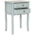 thumbnail image 2 of SAFAVIEH Lori Country Nautical End Table w/ 2 Storage Drawers, Slate Green, 2 of 5