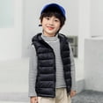 thumbnail image 5 of Kids Boys and GirlsFull Zip Sleeveless Hooded Vest Basic Zipper Tank Tops Sweatshirt with Pockets 2-12T, 5 of 9