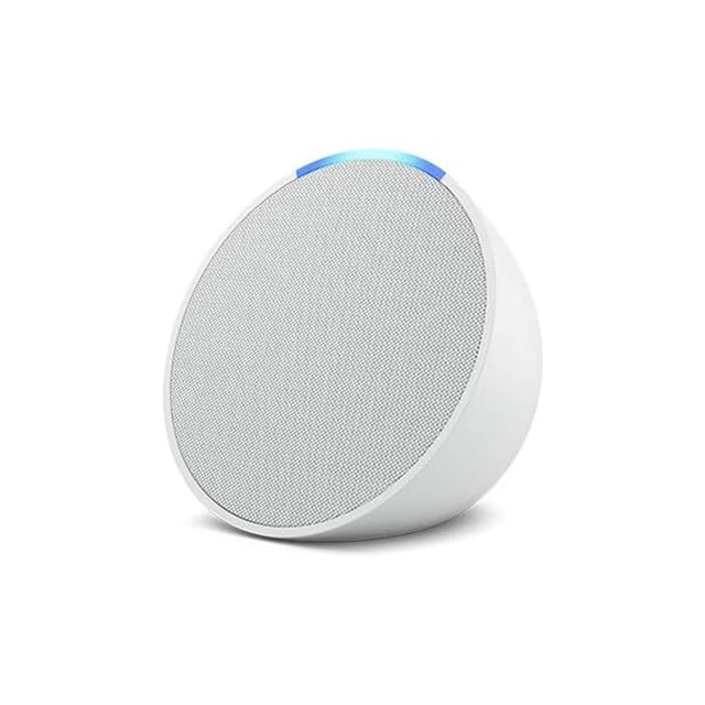 Bocina Inteligente Amazon Echo Pop Wifi Bluetooth Tipo Media Luna Blanco