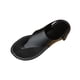 thumbnail image 1 of Zapatos Casuales de las Mujeres Tamaño Más Abierto Del Dedo Del Pie Sandalias de Tanga Plana con Correa Trasera, Sandalias Planas Blancas para la Playa Y Al Aire Libre, 1 of 9