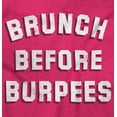 thumbnail image 2 of Brunch Before Burpees Funny Workout Womens Slim Fit Graphic Tee Brisco Brands L, 2 of 5