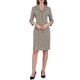 thumbnail image 1 of INSPIRE CHIC Vestido de Tweed con Cuello de Solapa y Botones de Manga 3/4 para Mujeres Talla L 2, 1 of 4