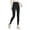 Black, variant on Women Fleece Lined Leggings High Waist Thermal Yoga Pants Thick Warm Stretch Workout Tights for Fall Winter Outdoor Wear Black S