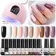 thumbnail image 2 of LILYCUTE Juego de manicura 36W Lámpara UV Juego de uñas 10 colores Semipermanente Juego de esmaltes de gel para uñas con capa superior para base Soak Off Lámpara LED UV zhangmengya LED, 2 of 2