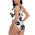thumbnail image 5 of Yiaed Gear Tools Print Women One Piece Swimsuits Tummy Control One Shoulder Bathing Suits Pattern Ruffle Swimwear-Large, 5 of 8