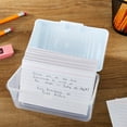 thumbnail image 3 of Pen+Gear Desktop Storage Box, 3" x 5", White, Plastic Storage Organizer For Home & Office White, 3 of 8