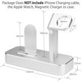 thumbnail image 7 of CBD 2 In1 Apple Mobile Phone Watch Charger Holder Charging Dock Stand Rose Gold, 7 of 7