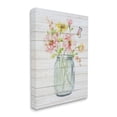 thumbnail image 3 of Stupell Industries Spring Wild Flower Assortment Country Mason Jar Butterfly,36 x 48, Design by Nan, 3 of 7