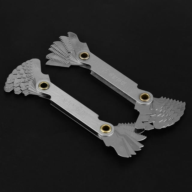 Pitch Gauge, Thread Gauge, Screw Gauge, Thread Measuring Gauge, Practical Lightweight For Measuring Gauge Measuring Tool