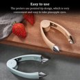 thumbnail image 3 of Toystoory Peladores de ojos de piña, rebanador de de acero inoxidable, pinza para café, Hotel, cocina, utensilios de cocina, accesorios para pelar Cocina y Comedor Gris Toystoory HA065275-03B, 3 of 6