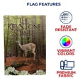 thumbnail image 5 of America Forever Pennsylvania State Garden Flag- 12.5 x 18 inches- Pennsylvania Young Male Deer in the Forest USA Regional Yard Outdoor Decorative Double Sided Flag, 5 of 5