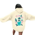 thumbnail image 2 of Women's Oversized Hooded Sweatshirts Graphic Printed Crew Neck Hoodies Casual Long Sleeve Pullover Tops Trendy 2025, 2 of 7