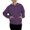 Purple, variant on ManxiVoo Women's Casual Pullover Hoodie Soft Brushed Fleece Long Sleeve Comfort Fit Loungewear Streetwear Top L Size Beige