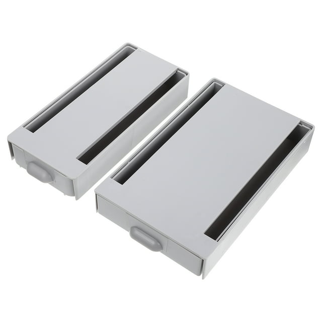 OULII 2Set Rectangular Storage Boxes with Drawer for Tidy Desktop in Classroom