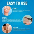 thumbnail image 3 of 10PCS Kinesiology Tape for Knees,Breathable Knee Tape,Complexion, 3 of 5