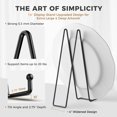 thumbnail image 2 of Soporte para platos TR-LIFE Heavy Duty, metal de 14 pulgadas (paquete de 4), 2 of 7