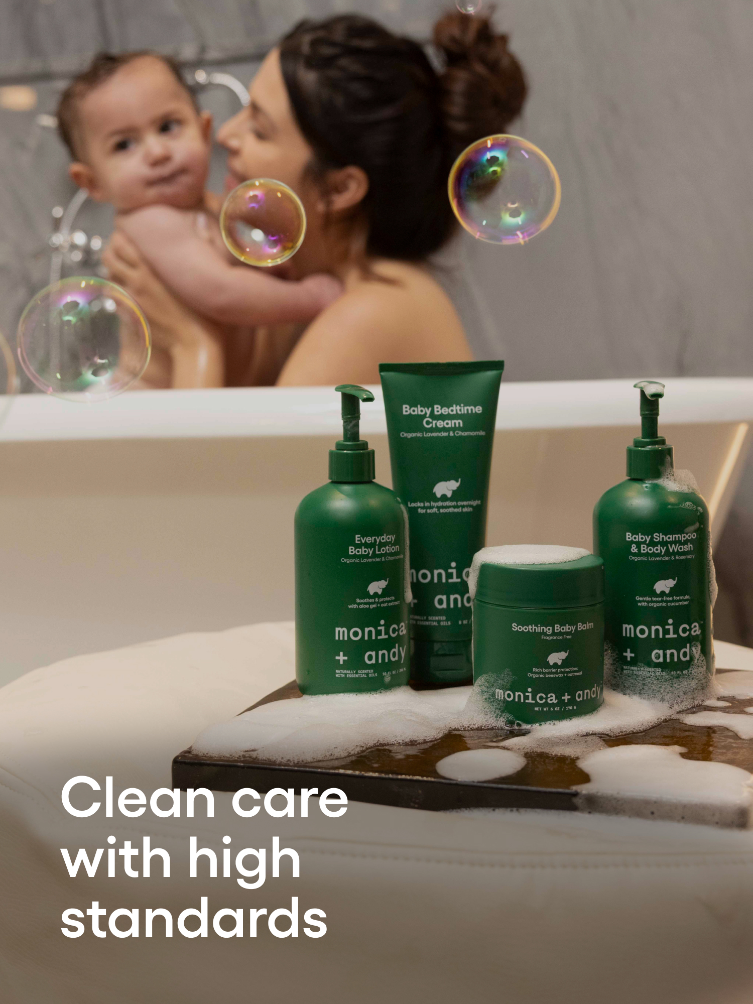 Monica + Andy Lavender & Rosemary 2-in-1 Baby Shampoo & Body Wash, 10 fl oz photo 6
