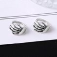 thumbnail image 5 of Pendientes de mano de calavera góticos 2pcs Shaofei estilo punk para mujer sin perforaciones, 5 of 5