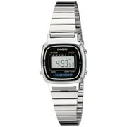Casio Ladies' Digital Alarm Watch, Stainless Steel