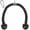 A. 27" Black, variant on Deluxe Tricep Rope Cable Attachment, 27 & 36 inch with 4 Colors, Exercise Machine Attachments Pulley System Gym Pull Down Rope with Carabiner