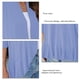 thumbnail image 5 of Cárdigan Tops Color Puro Manga Tres Cuartos Falbala Dobladillo Asimétrico Abrigo Cárdigan Casual para Mujer, 5 of 6