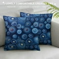 thumbnail image 3 of PIKWEEK  Blueberry Seamless Pattern Throw Pillow Covers Square Double-Sided Home Decor Pillow Case Soft Cushion Covers for Couch Bedroom Car, 3 of 5