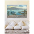 thumbnail image 6 of "Morning Dockside" Painting Print on Wrapped Canvas, 6 of 7
