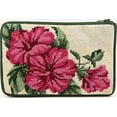 thumbnail image 2 of Cosmetic Purse - Hibiscus - Needlepoint Kit, 2 of 2