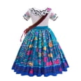 thumbnail image 5 of Vestido de princesa Mirabel de Disney para niñas, traje de Encanto para Cosplay, Carnaval, fiesta de cumpleaños, disfraz de Encanto para niños y bolsa, 5 of 5