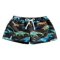 thumbnail image 1 of PENGXIANG Short Garçon Imprimé Dessin Animé Style Vacances Shorts Élastiques, 1 of 5