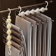 thumbnail image 3 of 360Swivel Folding Pants Hanger Tiltable Space-saving Adjustable Holder for Home Bedroom Bathroom, 3 of 5