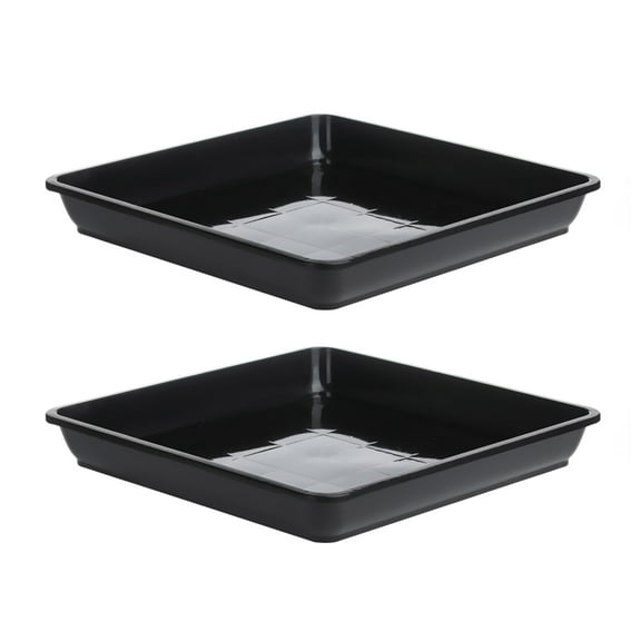 Plastic Flower Pot Drip Trays Set of 2 Gardening Lovers Present Supplies for Home Bedroom Balcony Planter Pot