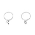 thumbnail image 1 of (2-Pack) 2025 Us6 To 10 Ring Trendy Rings Heart Ring Female Cool Rings for Men Personality Ring Ladies Rings Big Rings for Women Simple Rings for, 1 of 9