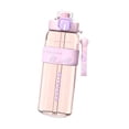 thumbnail image 4 of Botella de agua deportiva a prueba de fugas de 27 oz, fácil de limpiar, de boca ancha, reutilizable. Rosa, 4 of 8