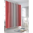 thumbnail image 3 of Red Grey Ombre Shower Curtain Set, Waterproof Shower Curtains for Bathroom, Modern Gradient Abstract Art Washable Fabric Cloth Bath Curtain for Bathtub Decoration with Hooks 72x78 Inches, 3 of 6