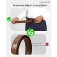 thumbnail image 5 of JASGOOD Elastic Boys Belt 1.18" Woven Braided Kids Belts Hypoallergenic Stretch Belts for Boys Gifts, 5 of 9