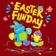 thumbnail image 2 of Men's Toy Story 4 Ducky and Bunny Easter Funday Graphic Tee Cardinal Small, 2 of 5