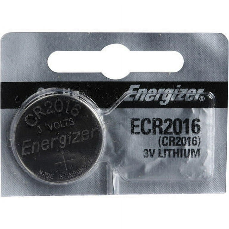 ECR2016BP Pile bouton CR2016 3V lithium Energizer (Carte de 1