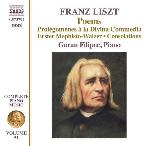 Liszt / Filipec - Complete Piano Music 51 - Music & Performance - CD