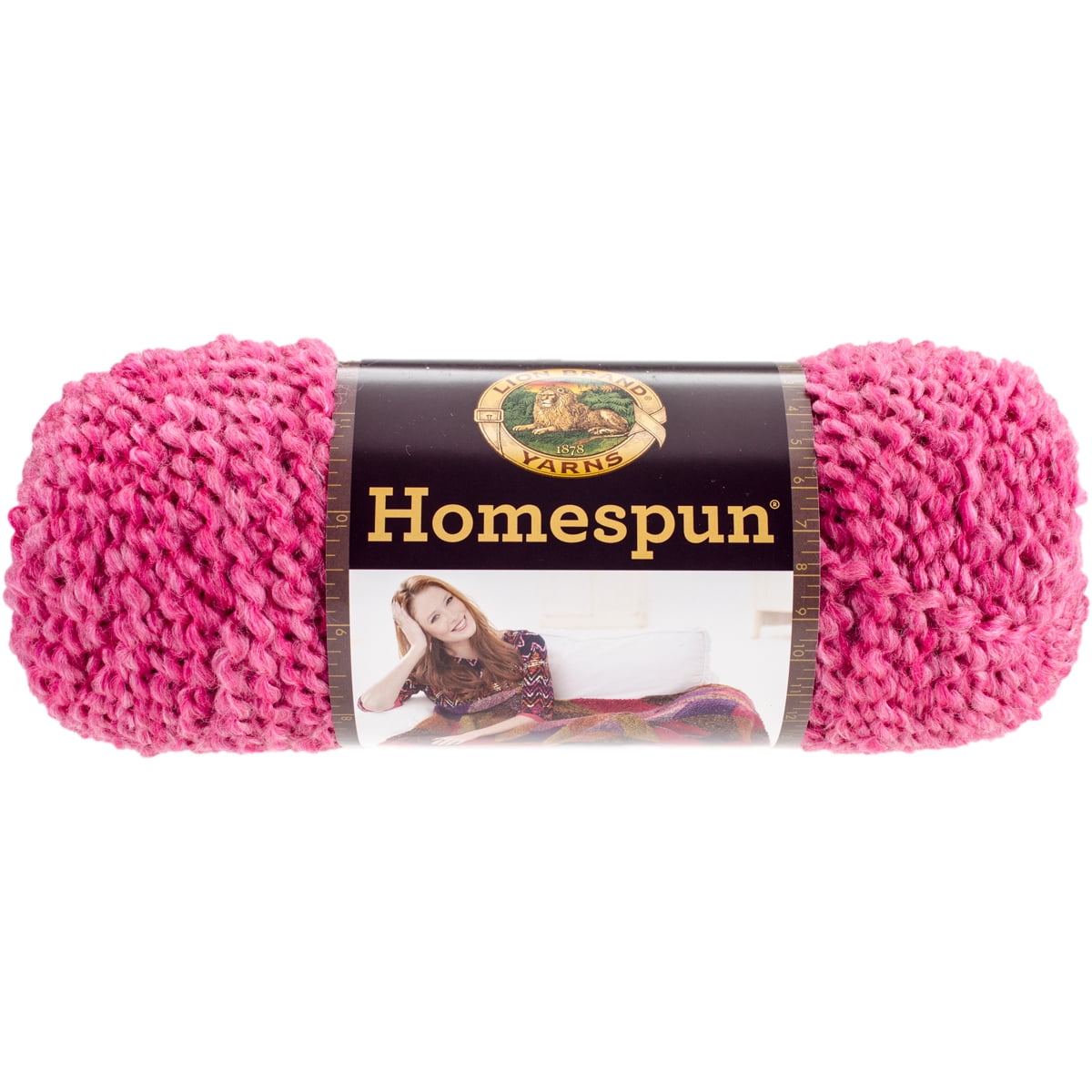 Lion Brand Homespun Yarn-Peony