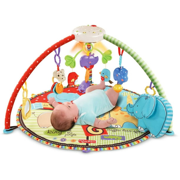 FisherPrice Luv U Zoo Deluxe Musical Mobile Gym
