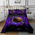 thumbnail image 1 of Erosebridal Basketball Coverlet Set Twin, Ball Sports Bedding Set, Geometric Room Decor, 2-piece, 1 of 5