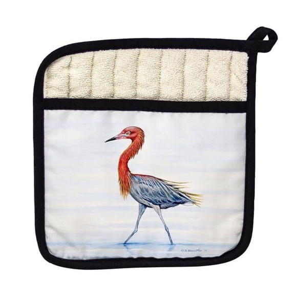 Betsy Drake PT820 Reddish Egret Pot Holder