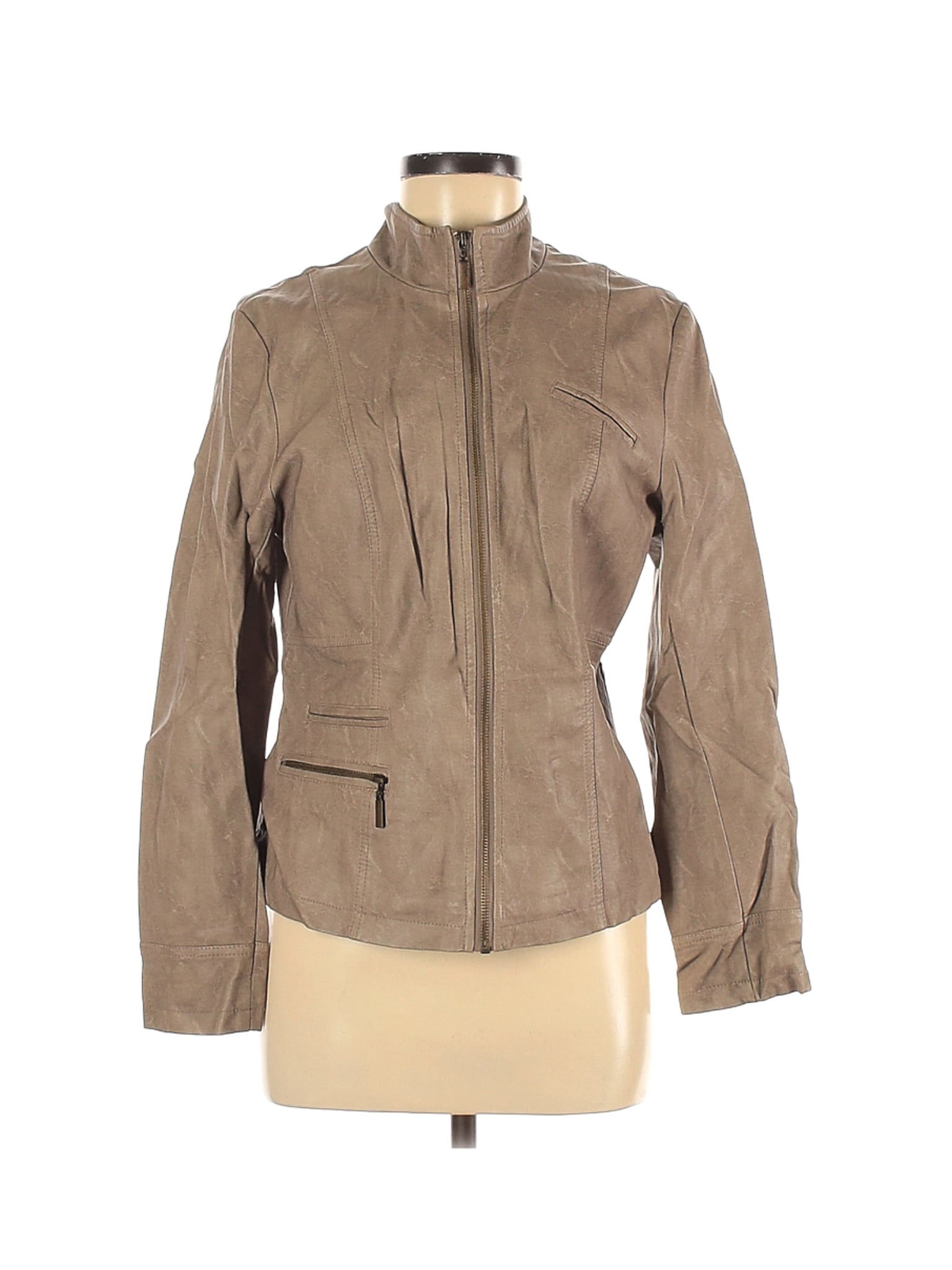 alfani women's leather jacket